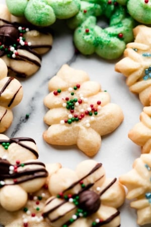 butter spritz cookies