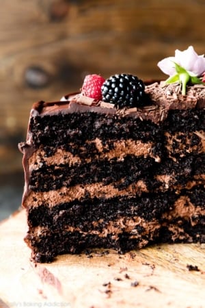 4 layer chocolate cake