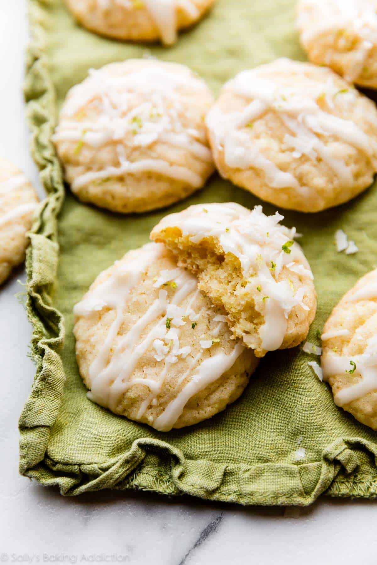 coconut lime cookies