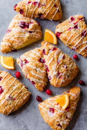 cranberry orange scones