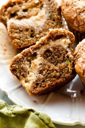 cream cheese zucchini muffins