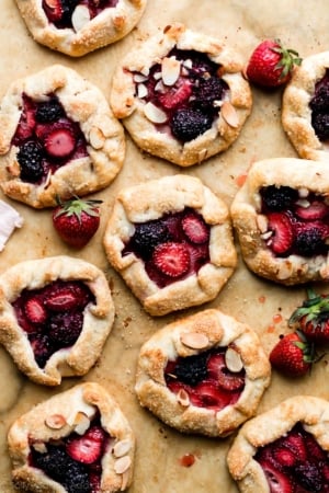 mini fruit galettes