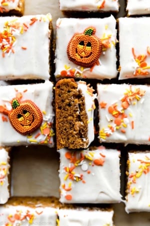 pumpkin bars